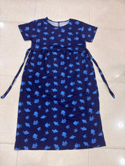 Maternity wear- Blue fish printed one piece