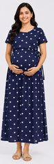Maternity wear- Hearts printed one piece