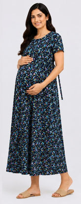 Maternity wear- Floral print one piece