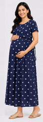 Maternity wear- Hearts printed one piece