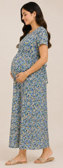 Maternity wear- Illusion printed one piece