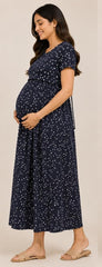 Maternity wear- Stars printed one piece