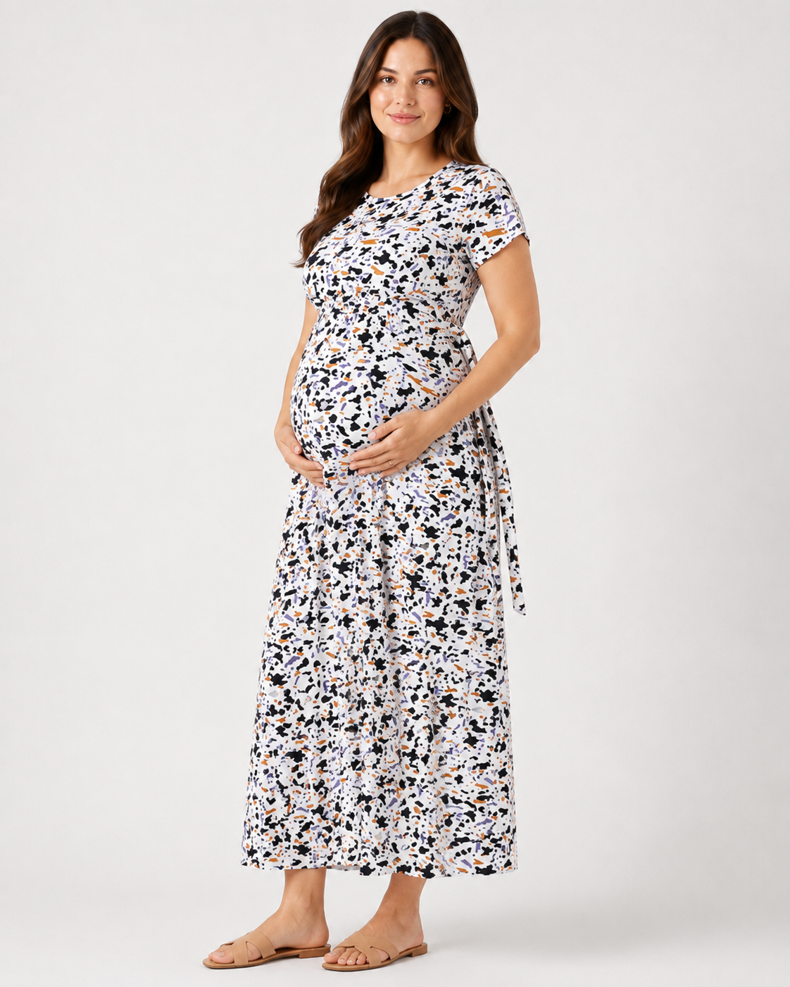 Maternity wear- Black and white one piece