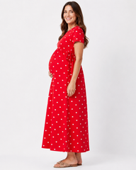 Maternity wear- Hearts printed one piece